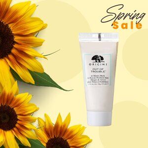 ORIGINS Out Of Trouble 10 Minute Moisture Mask  0.5 OZ